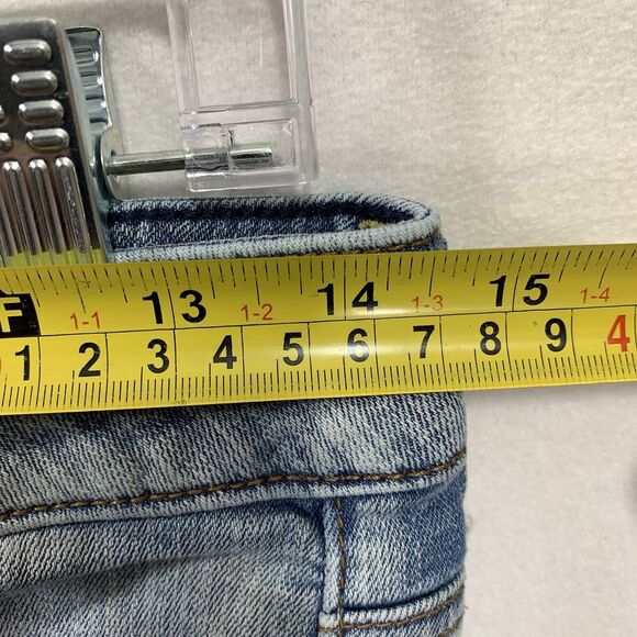 American Eagle High-Rise Jegging Crop Súper Stretch Distressed Jeans Size 8 - Picture 3 of 7